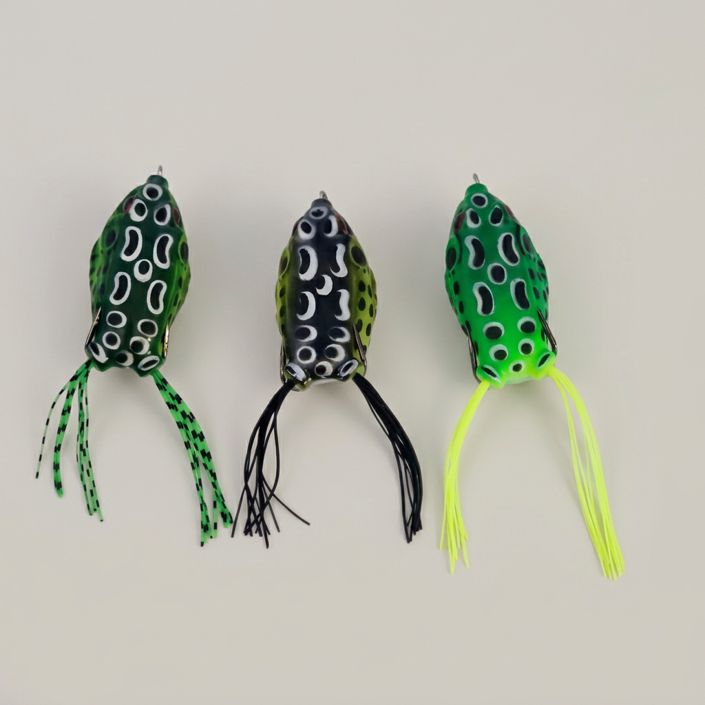 A Topwater hollow frog for fishing thick grass