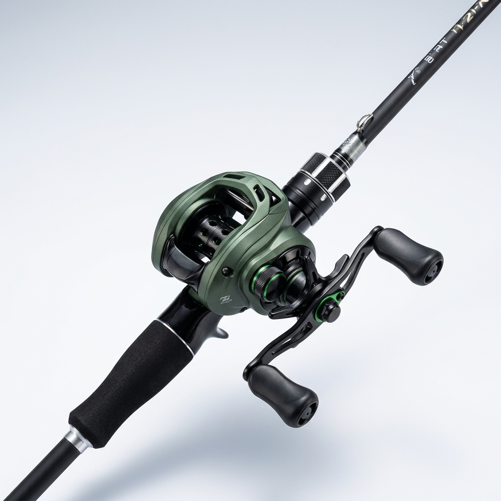 Billings kylin bass 3000 combo set up and spooled with braid and with a viking setup rod