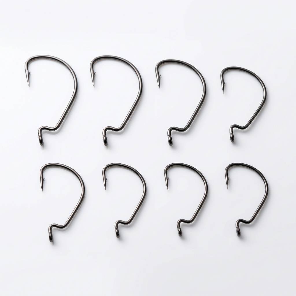 8 texas rig hooks perfect for saltwater fishing in south Africa in all sizes